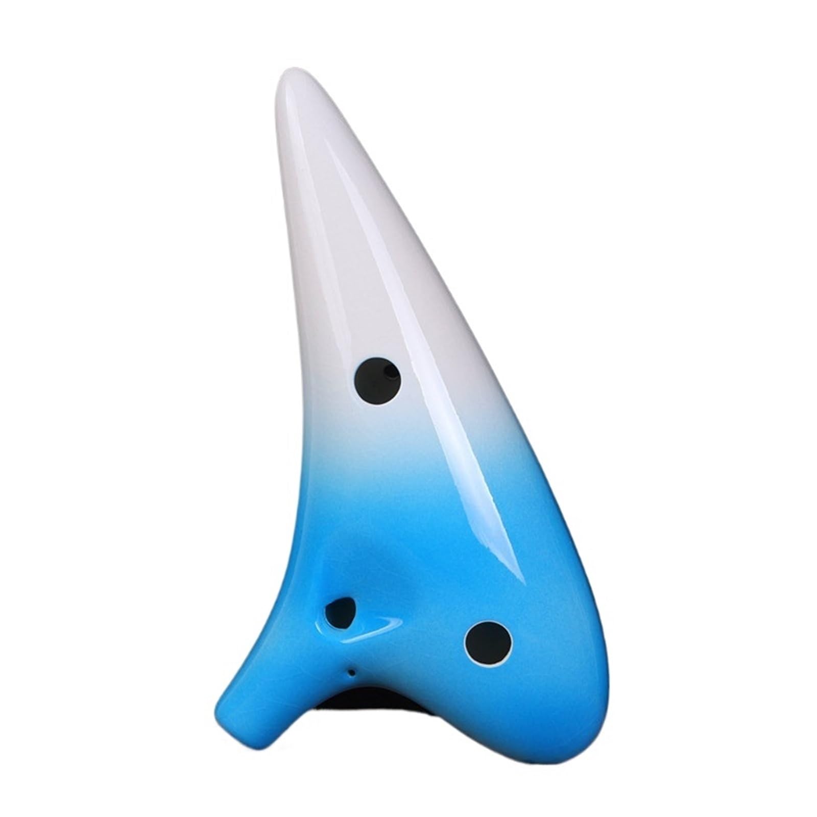 12 Otworowa Okaryna AF Piękny Dźwięk Instrument Do Nauki Dla Początkujących Ocarina Instrument Dla Początkujących(Blue)