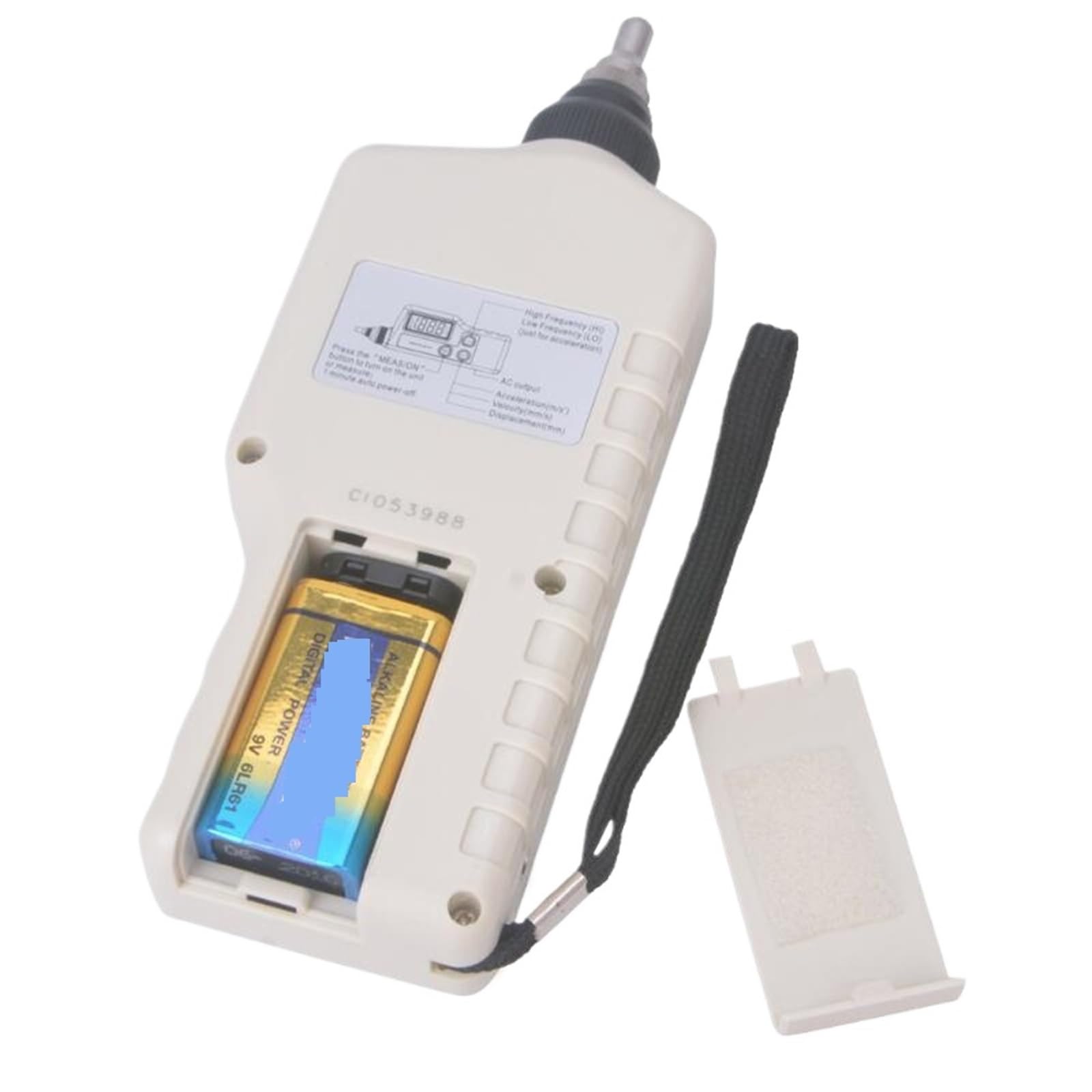 Analizador de vibraciones, Medidor de vibración, vibrómetro digital portátil mano, analizador LED, aceleración GM63A