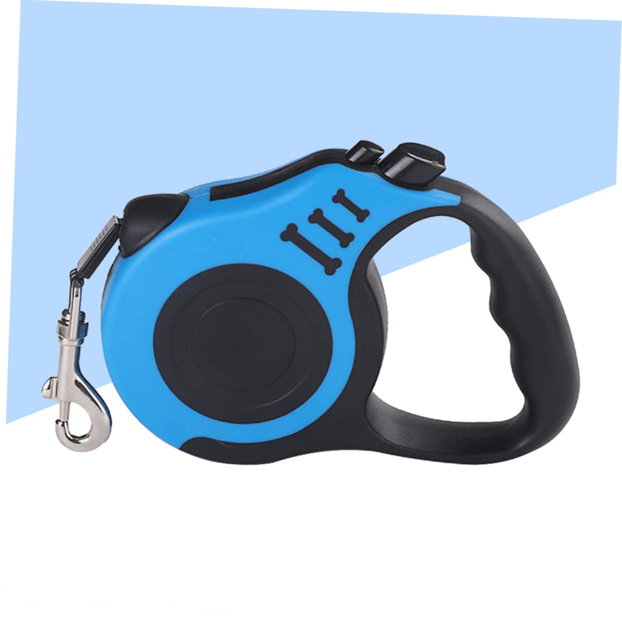 FONDOTIN Tie Out Cable for Dogs 5m Retractable Leash Telescopic Traction Rope Auto-Extend Pet Training Leash