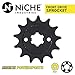 NICHE 520 Pitch 13 Tooth Front Drive Sprocket for 1988-2006 Yamaha Blaster 200 ATV 93832-13164-00