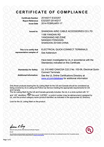 Airic T-Tap Wire Connectors Quick Splices 100Pcs 18-14 Gauge Blue Wire Terminals T Tap Self-Stripping Radio Wire Splice Terminals #TOP6