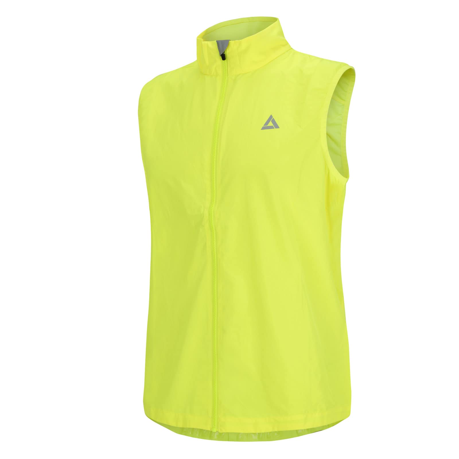 Airtracks Chaleco funcional para hombre Pro Line – Chaleco para correr – Chaleco ligero viento – Chaleco de ciclismo – Transpirable – Cortavientos reflectante