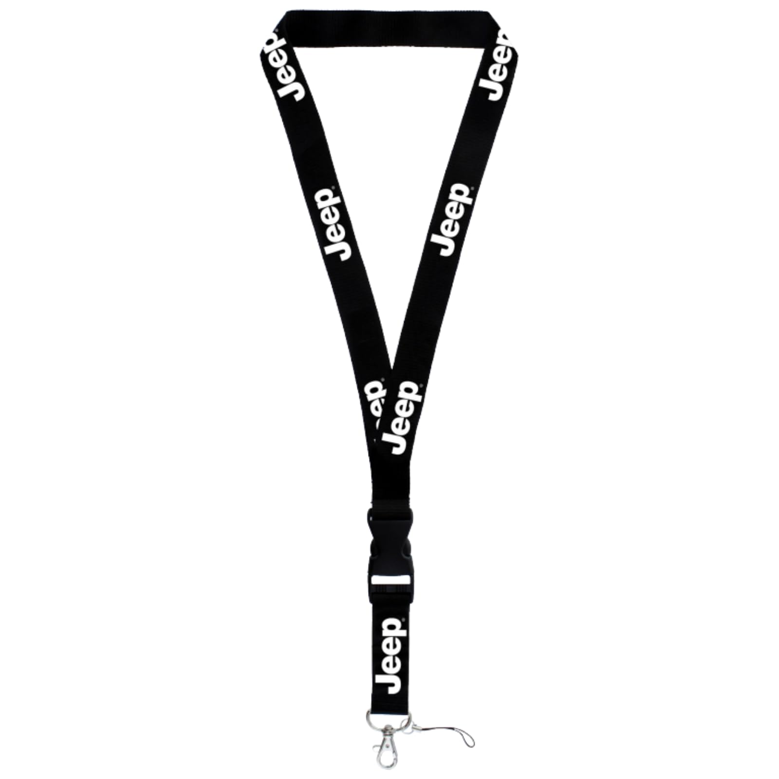 AU-TOMOTIVE GOLD INC. Officially Licensed Lanyard Keychain for Jeep (Black)