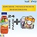 Snapple Apple All Natural Juice Drink 8 fl oz Mini Plastic Bottle 24 Pack + 2 Reusable Snack Bags by KOOL8SHOP Infinite Deals