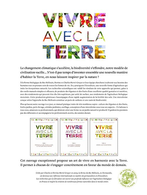 Vivre avec la terre - Méthode de la ferme du Bec Hellouin