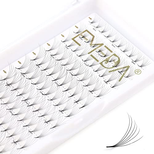 EMEDA Extensiones de pestañas de volumen 5D D Curl 0.07mm Bandeja de mezcla 9mm 10mm 12mm 14mm...