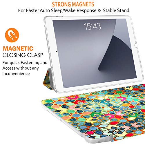 Image of DuraSafe Cases for iPad PRO 9.7 inch 2016 TPU Case A1673 A1674 A1675 MLMP2HN /A MM172HN /A MLMN2HN /A MLMW2HN /A MLMX2HN /A MM192HN /A MLMV2HN /A MLN02HN /A MLMY2HN /A MLN12HN /A MM1A2HN /A MLMQ2HN /A Printed Damask