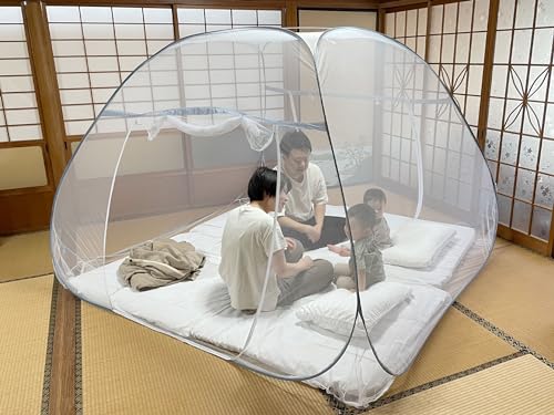 蚊帳 八畳　未使用品 本麻 蚊帳 6畳用 キナリ 日本製