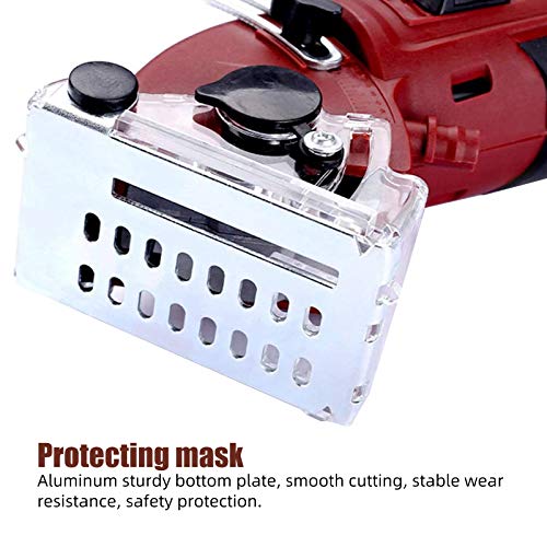 Electric Mini Laser Circular Saw Hand Held Grinder Cutting Tool Kit w/ 3 Blades - Thumbnail 4