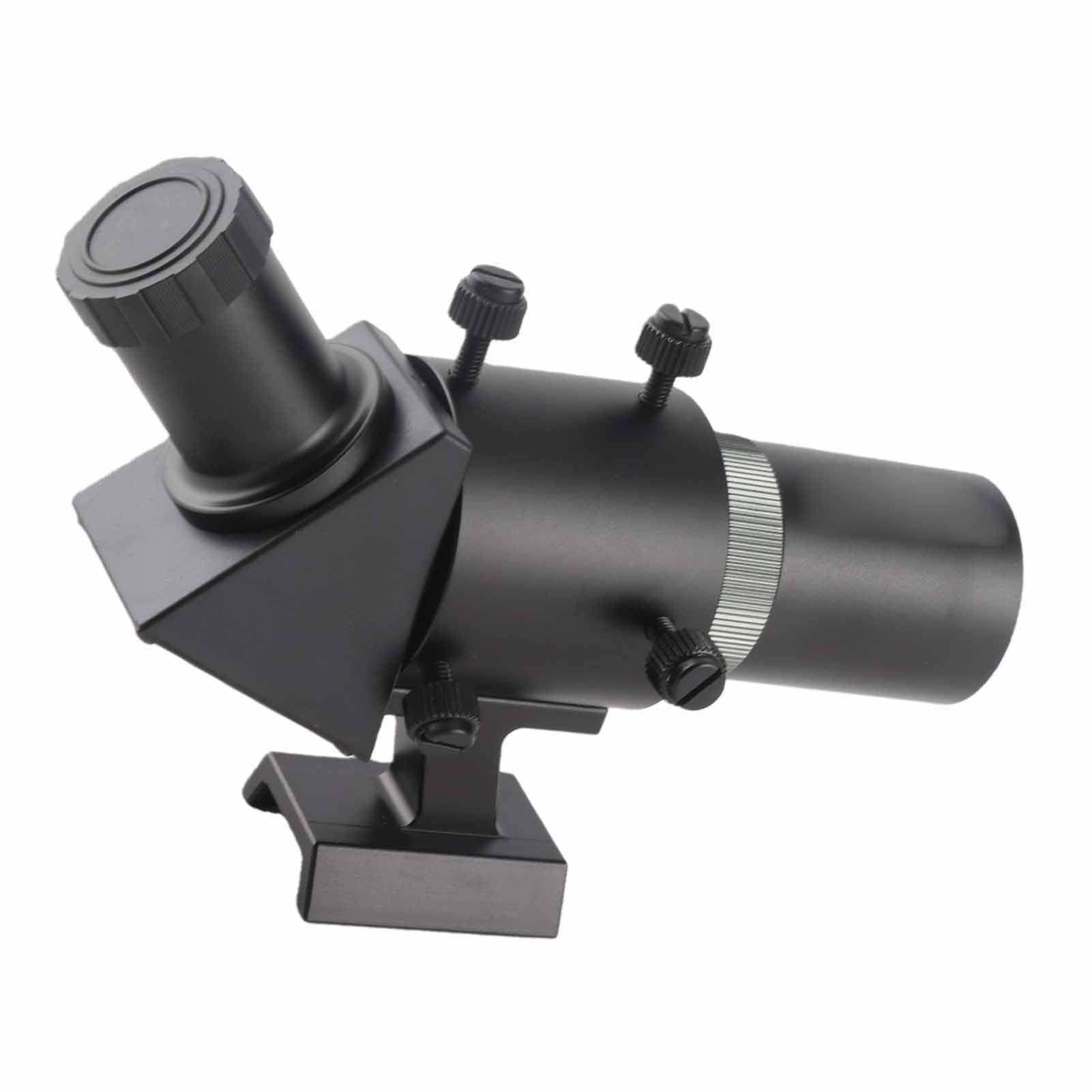 AMONIDA Szukacz 6X30 Kąt Prosty Lekki Widok 45 Stopni do Obserwacji Gwiazd w Astronomii, średnica 30 Mm, Metalowa Konstrukcja, 1 Jednostka