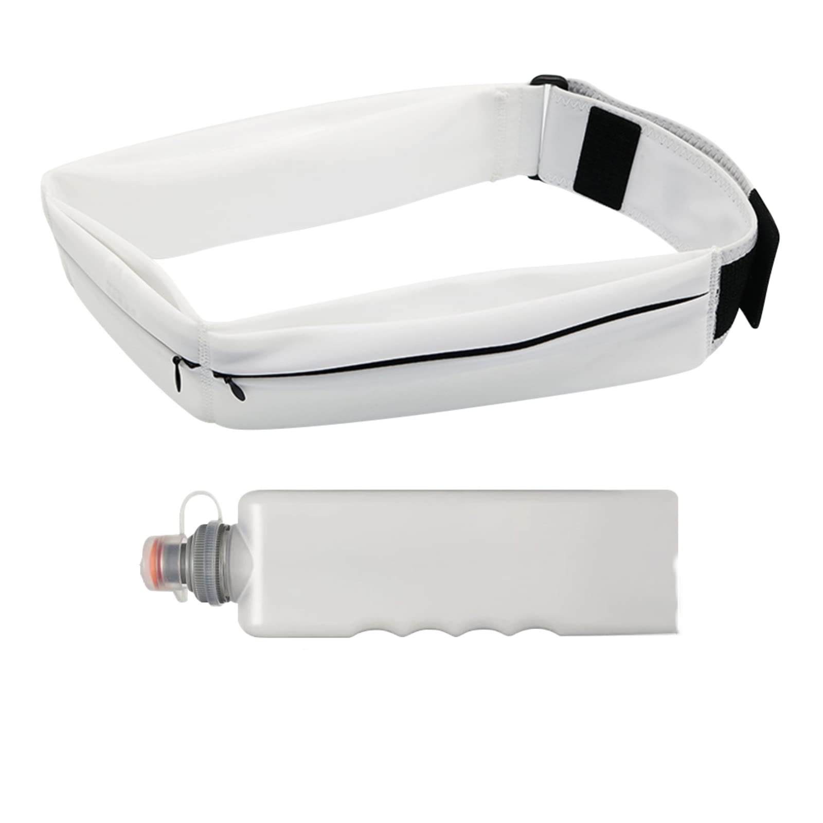 Blaward Running Belt with 11oz Water Bottle for Men Women, Slim Sport Workout Fanny Pack Phone Belt Holder Sweat and Waterproof Money Belt for Running Traveling Hiking