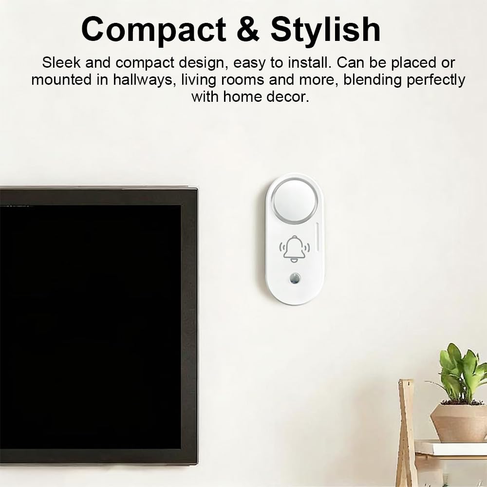 Haozee Zigbee Funk-Sirenenalarm, 110 dB lauter Sicherheitsalarm | batteriebetrieben,smarte App-Steuerung & Szenenverknüpfung, einfache Installation, kompatibel mit Home Assistant