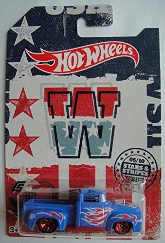 Hot Wheels STARS & STRIPES 50TH EDITION, BLUE CUSTOM '56 FORD TRUCK 5/10