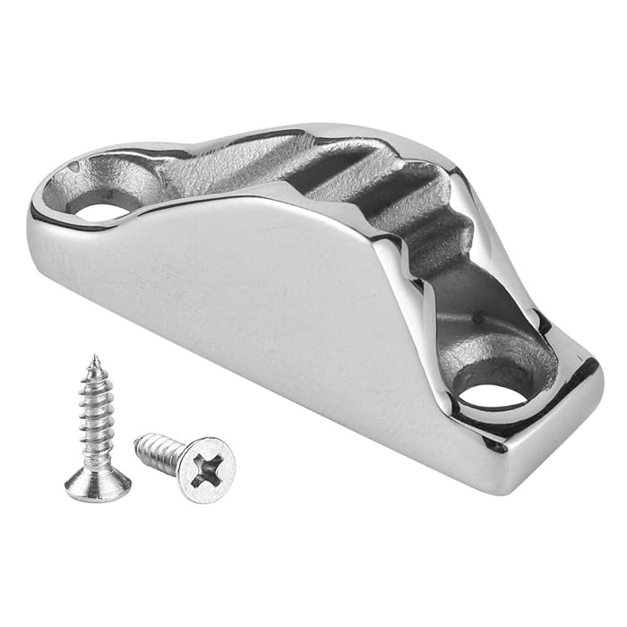 Buy 316 Stainless SteelRope Cleat, Qiilu Rope Cleat,Boat Clam Cleat