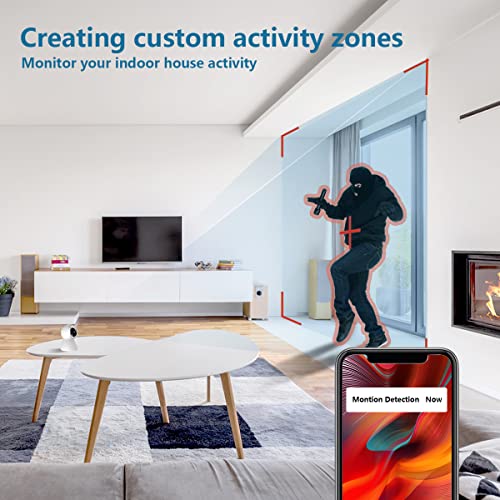 2K Indoor Camera, 5G & 2.4G Wireless Camera For Pet Camera Baby Monitor, 4Mp 360° Ptz Security Dog Cameras For Home Security With Night Vision #TOP4