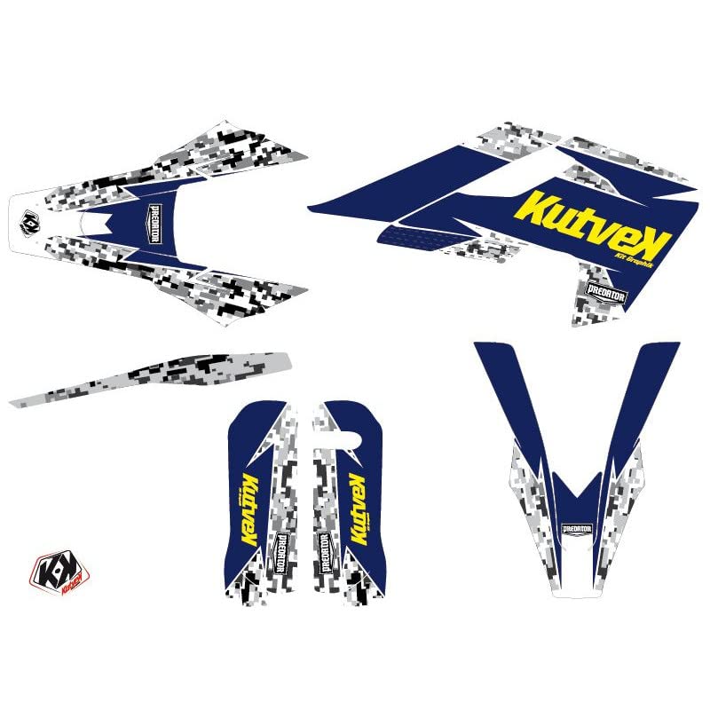 Kit graphique Predator jaune violet pour vos sorties Husqvarna