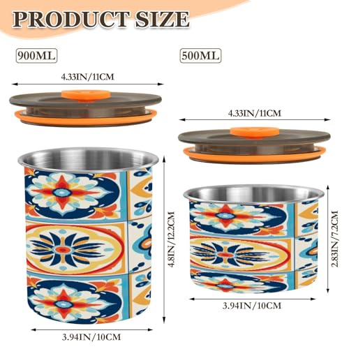Contenedor de Café Hermético 500ml Acero Inoxidable Blueangle miniatura 2