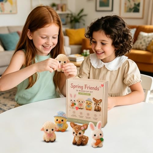 Kit de animales con cuentas para tardes creativas de manualidades en familia 3