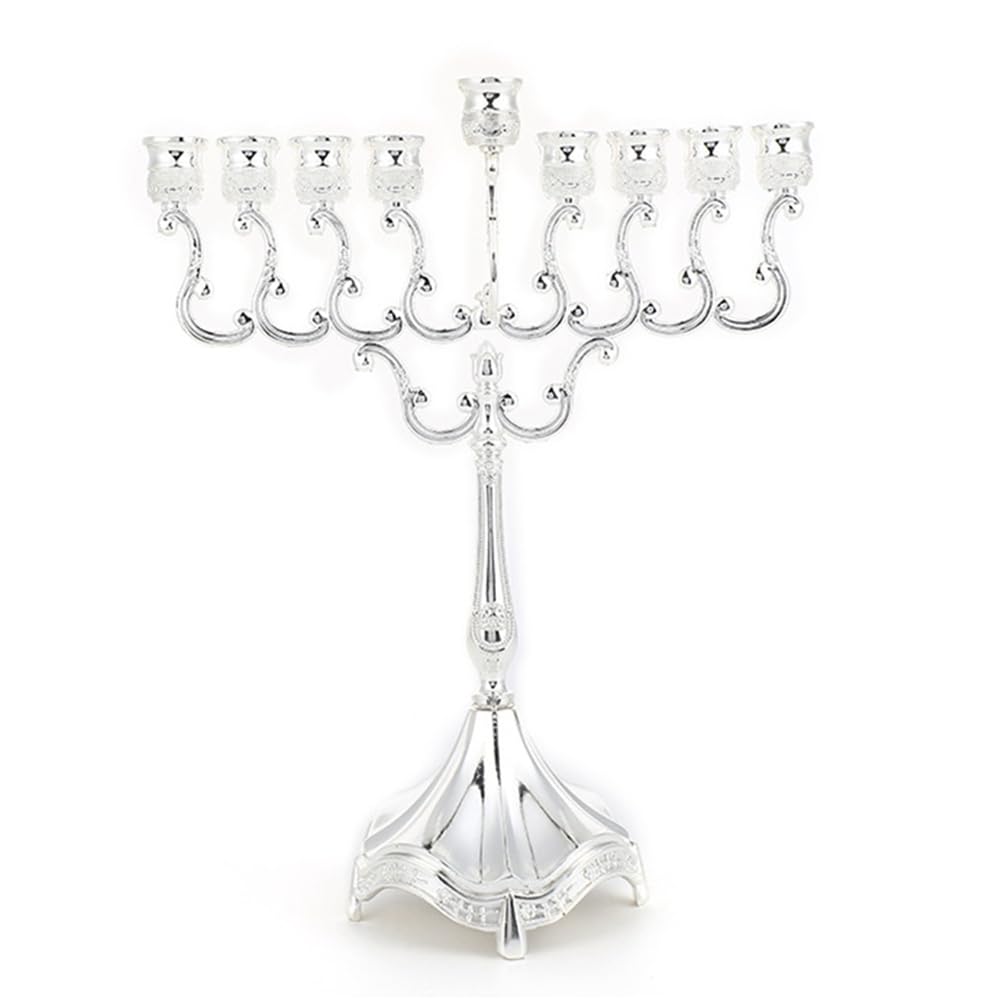 CTRLZS Candle Holder for Elegant Table Decoration High-End Candlelight Dinner Decor Silver