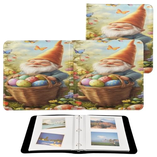 Álbum de Fotos Papelería DIY con Adhesivo, Scrapbook de Piel PU, 3 Anillas, 40 Páginas, Tamaño 11.8x11.2 pulgadas miniatura 2