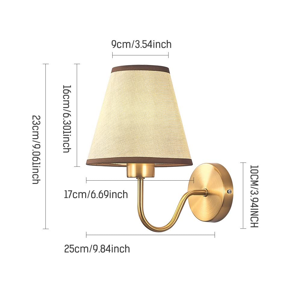 Wandlamp op batterijen, set van 2 dimbare lampen, werkt op batterijen met afstandsbediening, geen bedrading, eenvoudig te installeren, om te lezen, op het nachtkastje