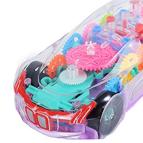 Image of LONGMIRE Metal Pull Back Diecast Car Pull Back Model with Sound Light Boys Gifts Toys for Kids Pack of 1, Multicolor (Concept Car)