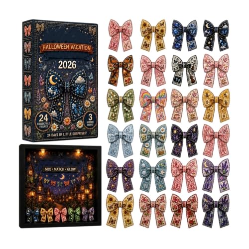 Calendario de Halloween 2026 con luces LED para decorar la entrada y el salón familiar