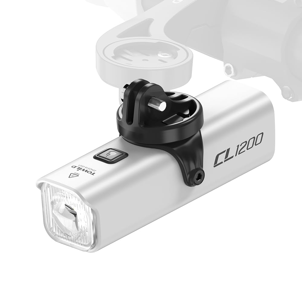 Amazon | TOWILD CL1200 ナイトライディング用自転車ライト Garmin