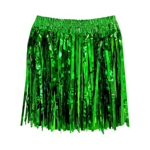MOKBAY Disfarces Carnaval Adulto Verde de Coctel Original Talla Grande Falda Plisada Mujer Lentejuelas Trajes de Carnaval Latino Falda Flecos Ropa de Fiesta Mujer Verde One Size