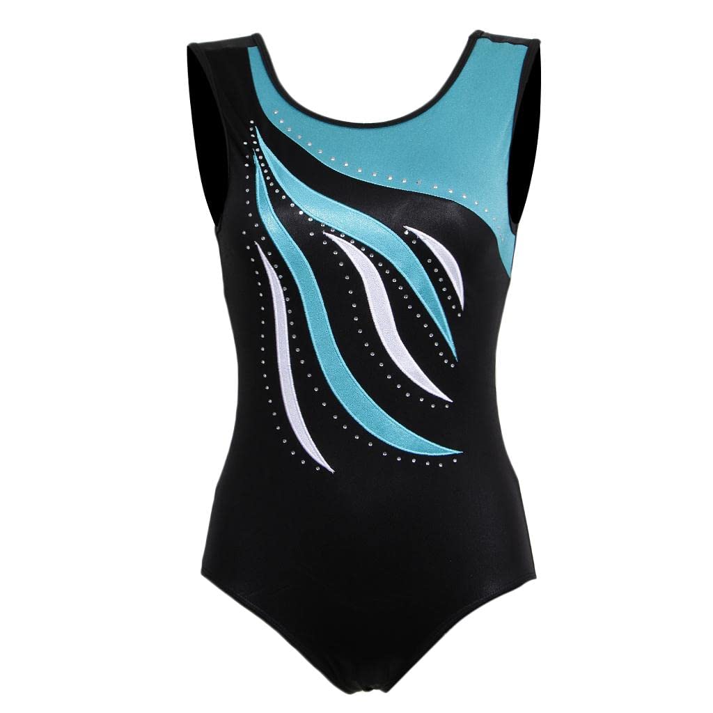 BNF® Shiny Crystal Girls Ballet Dance Gymnastics Leotards Tank 11-12 Years Blue|Clothing, Shoes & Accessories | Dancewear | Kids' Dancewear | Leotards & Unitards-image-29