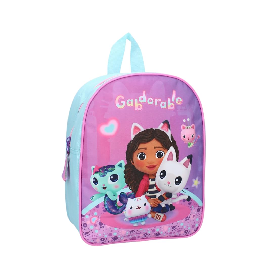 mybagstory - Plecak dziecięcy dla dziewczynki niebieski Gabby - Dziecko - Szkoła - Przedszkole - Przedszkole - Żłobek - Tornister dziewczęcy - Rozmiar 29 cm - Regulowane ramiączka - Pomysł na prezent,