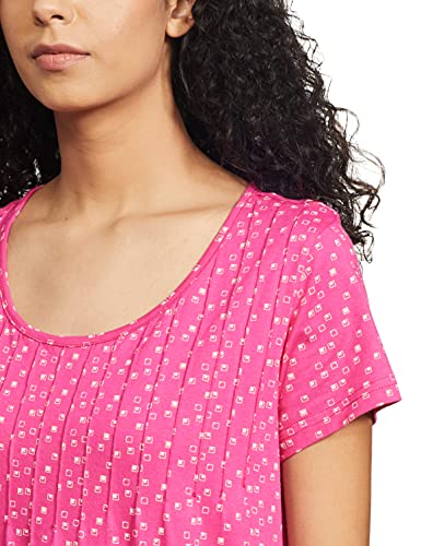 Image of Amazon Brand - Symbol Women Cotton Ankle Length Regular Fit Nighty | Night Dress (Available in Plus Sizes)