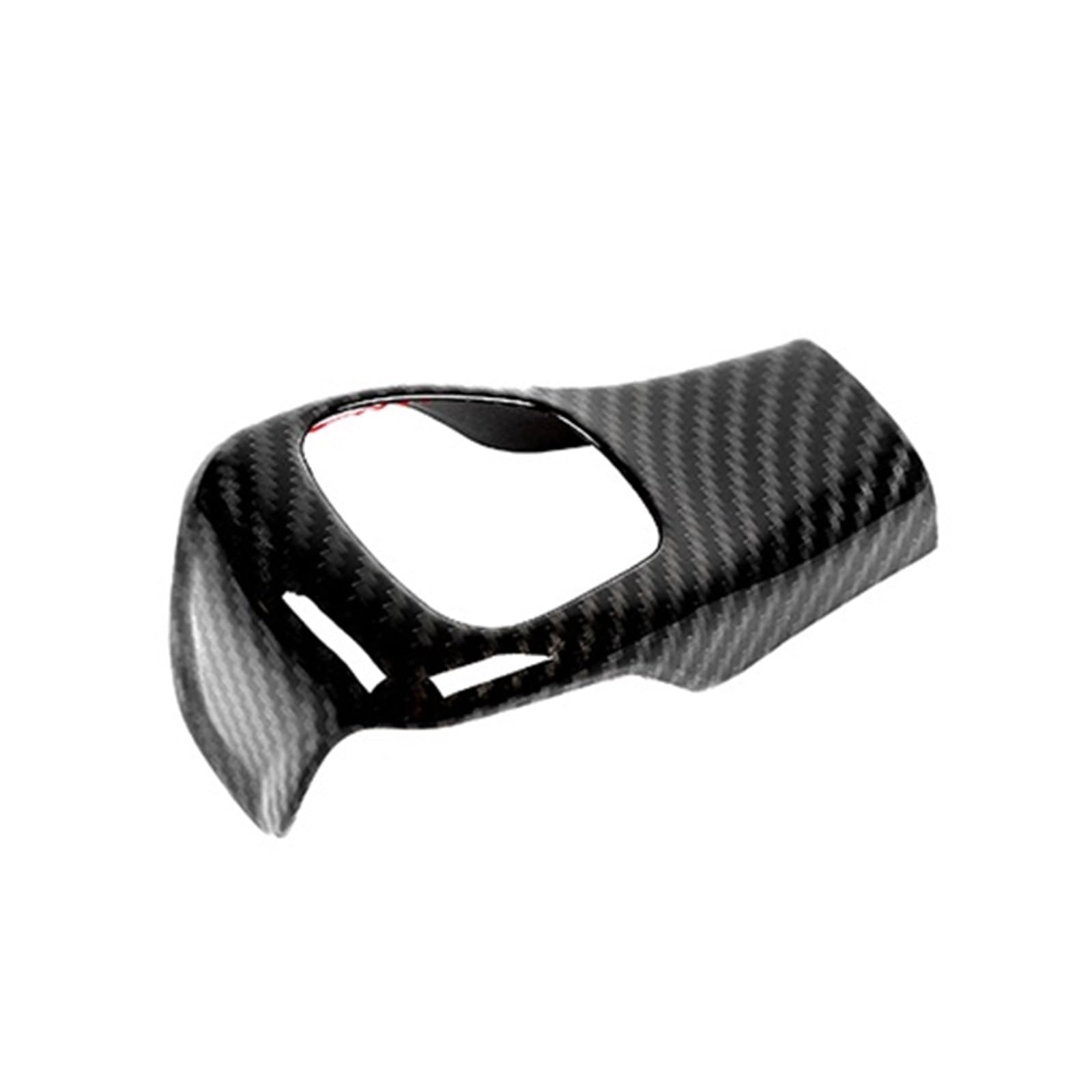 TETARI Auto Interior for Jeep for Cherokee 2014-2018 Car Gear Shift Knob Shifter Handle Decoration Cover Stickers(Carbon Fiber Grain)