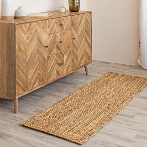 Tapis en jute résistant et classique pour cuisine et salon - 3
