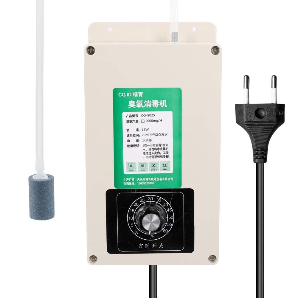 Benkeg Purificador de aire de agua casero multifuncional 2000mg / h máquina portátil de ozono