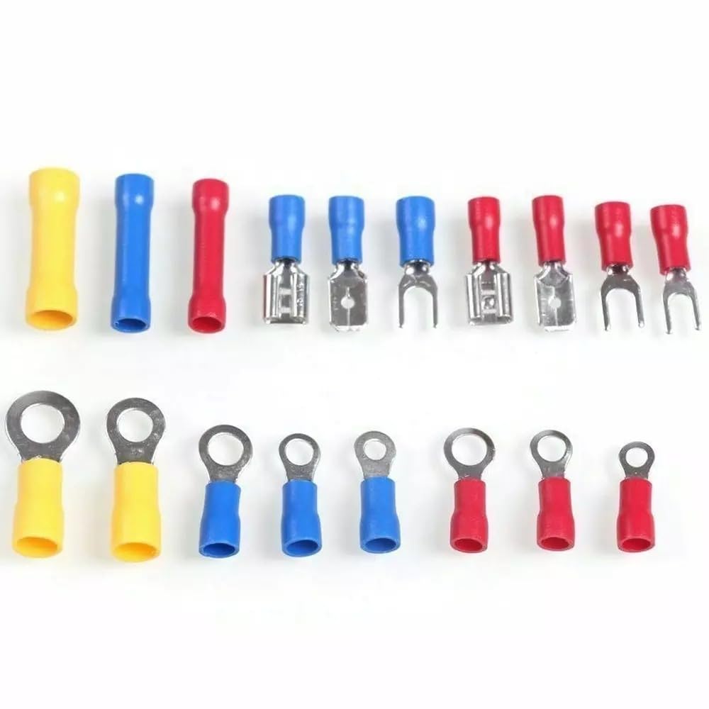 280 Pcs of Electrical Wire TERMINALS Assortment Set Insulated Crimp CONNECTORS Spade