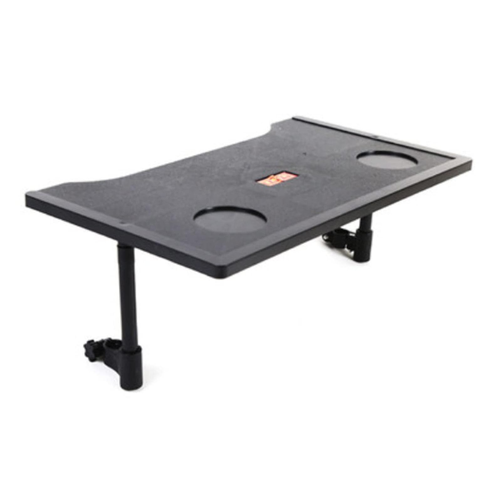 RAAMKA Wheelchair Lap Tray Table with 2 Cup Holders, Detachable Universal Fit Wheelchair Desk Lap Board, Plastic Wheelchair Tray for Eating Reading Playing