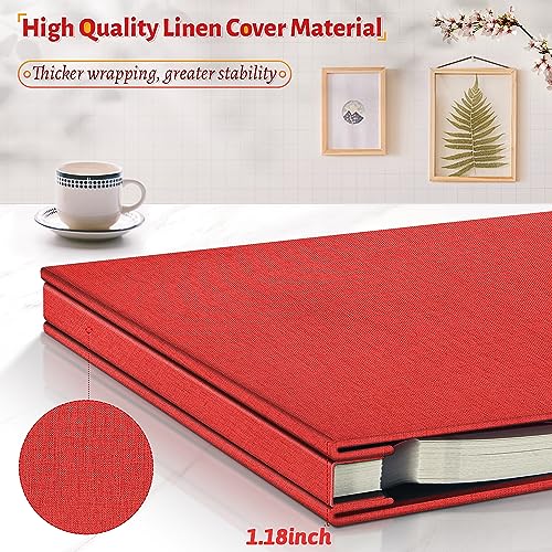 Image of Artfeel Photo Album Self Adhesive Scrapbook,Large Photo Book for 4x6,5x7,8x10 Pictures,DIY Album for Baby Wedding Family Travel Birthday,with Metallic Pen and Scraper