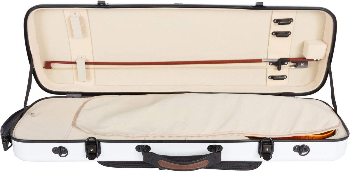 Étui pour violon en fibre de verre Oblong 4/4 white - cream M-Case