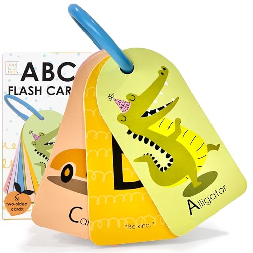 Hapinest My First ABC Alphabet Flash Cards for Baby and Toddlers, 26...