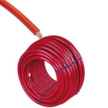 Drumstone Flexible 25mm Copper Wire for Home or Domestic Industrial Electric Wiring, Electric Wire-90 Meter (Red Color)