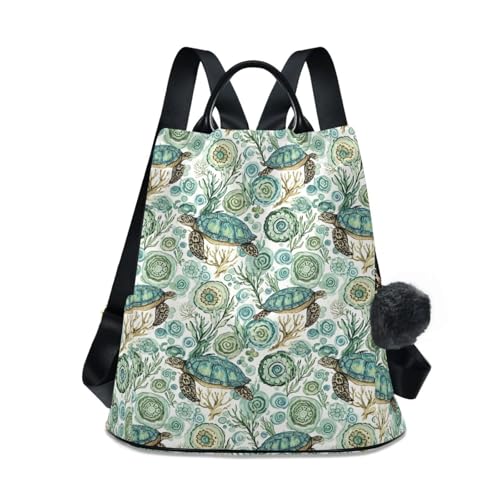 Sac à dos femme tortues de mer pour voyage et escapades