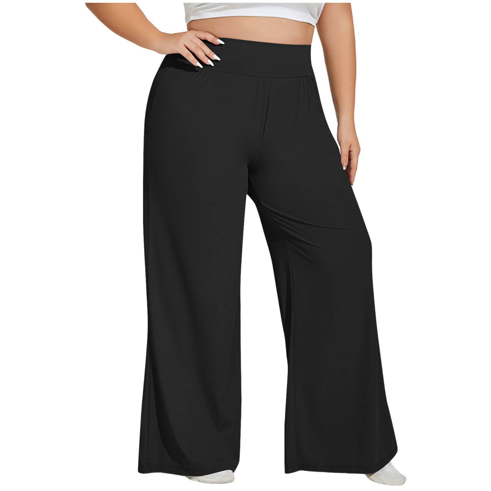Womens Sweatpants Wide Leg Pants Casual Palazzo Flowy Trouser Women High Waisted Loose Fit Lounge Pant Comfy Pants