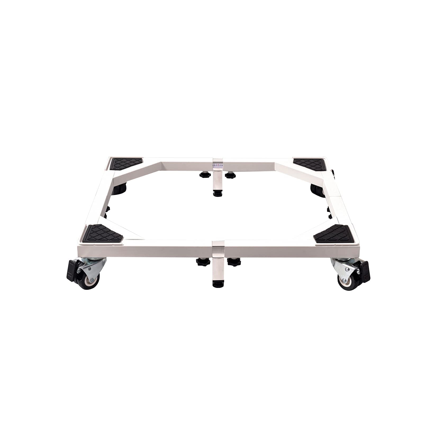 DFGHNBVC Washing Machine Base Bracket - Universal Adjustable Fridge Freezer Trolley With Extendable Stand, Appliance Wheels For Easy Mobility,White