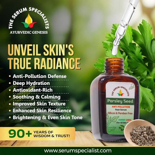 Image of Parsley Seed Anti Pollution - Detoxifying & Protective | Formulated with Parsley Seed Extract | Shields Skin from Environmental Pollutants | For All Skin Types | 30ml