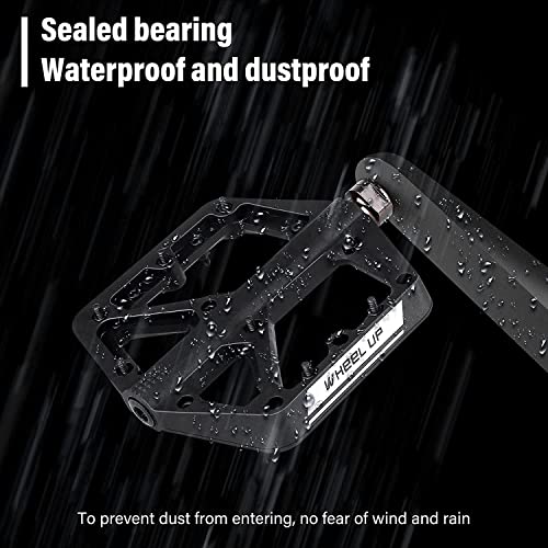 Mtb Bike Pedals, Non-Slip Lightweight Nylon Composite Mountain Bike Pedals, Road Bike Pedals For Bmx Mtb 9/16" Du Bearing Bike Platform, Durable Bicycle Pedals With Cleats（1 Pair） #TOP5