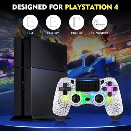 Tianhoo Wireless Controller For Ps4 With Led Light thumb #1
