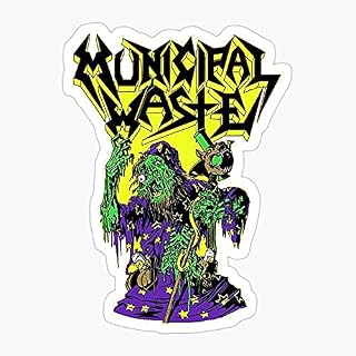 Municipal Waste Metal Ivelhaf Music Best The Sticker Decal Vinyl - Peel and Stick to Any Smooth Surface