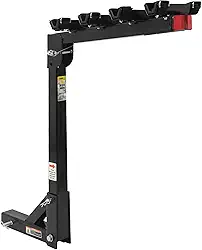 MaxxHaul (70210) Suporte de engate Deluxe de 4 bicicletas, preto