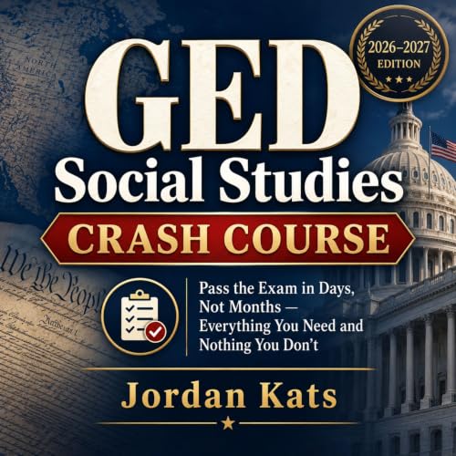 Page de couverture de GED Social Studies Crash Course